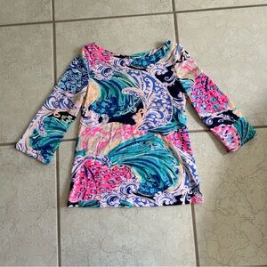 Lilly Pulitzer Waverly Top in "All that she wants" Sz Xs